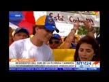Venezolanos en el sur de la Florida se unen a las manifestaciones contra el gobierno de Maduro