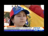 Venezolanos radicados en Miami protestan contra Gobierno de Maduro y apoyan manifestaciones