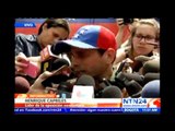 Capriles tilda al Gobierno de Maduro como un 