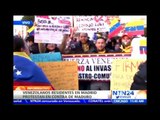 Protesta masiva de venezolanos residentes en España contra el Gobierno de Nicolás Maduro