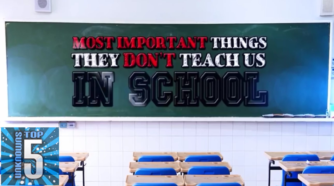 5 Most Important Things Schools Don't Teach You