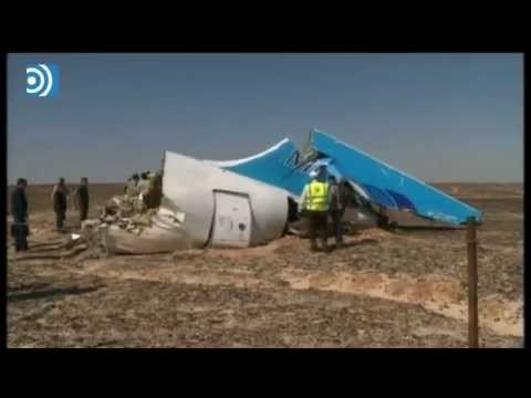 Primeras imágenes de los restos del avión ruso siniestrado