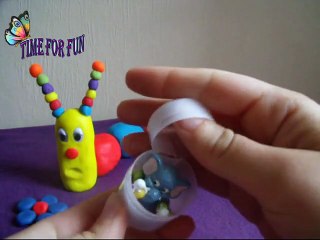 Play Doh Surprise Eggs Cankerworm Sorpresa Playdough Disney Mickey Mouse,Cars,Tom and Jerry