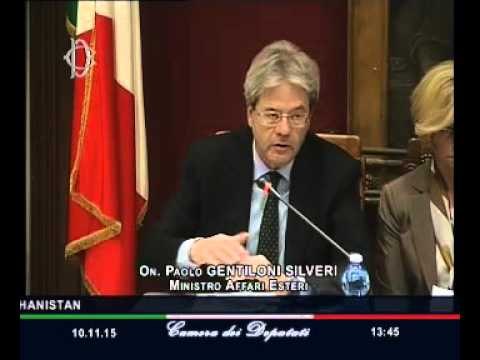 Roma - Missione Nato in Afghanistan - Comunicazioni del Governo (10.11.15)