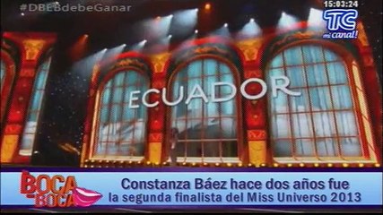 Constanza recuerda con alegría su paso por el Miss Universo 2013