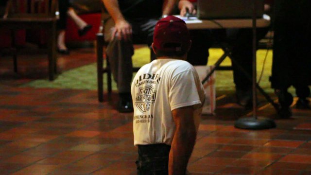 Danny Frasier sings 'Suspicious Minds' at Sheffield Remembers 2015