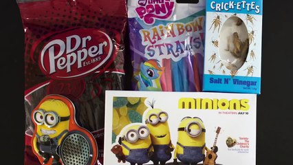 Eating Crickets, Minions Candy, Harry Potter Candy, My Little Pony Candy!
