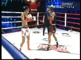 Anissa MEKSEN vs Xu ZHURONG demie finale KUNLUN FIGHT 32 28.10.2015 CHINE