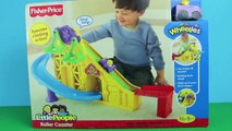 Wheelies Roller Coaster ❤ Disney Cars Wheelies Lightning McQueen Mater, Little People and