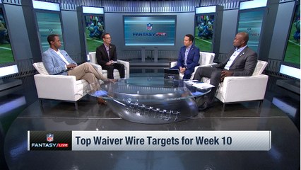 'NFL Fantasy Live': Top Waiver Wire Targets Week 10