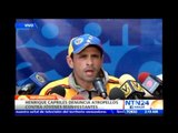 Capriles asegura que Maduro 