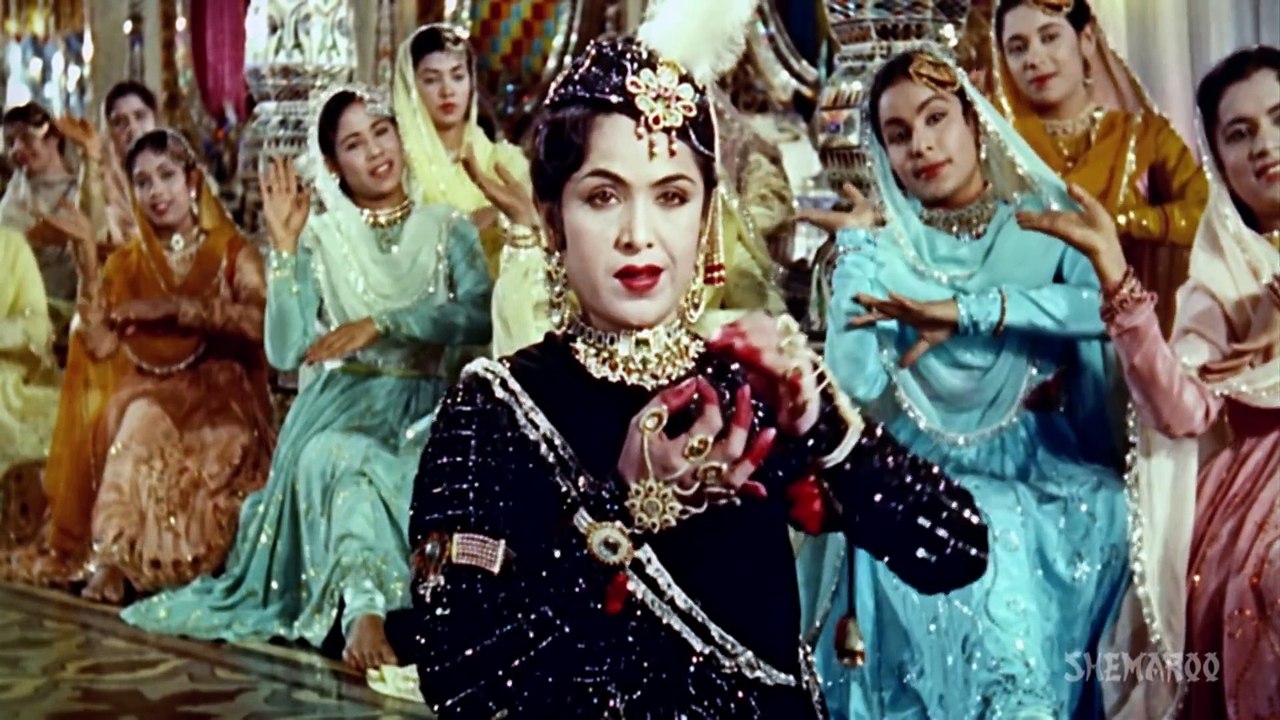 Jab Raat Hai Aisi Matwali - Nigar Sultana - Dilip Kumar - Mughal-E-Azam - Bollywood Classic Songs