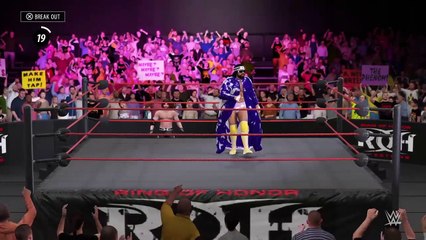 ROH Reboot Match 4 AJ Styles VS Randy Savage