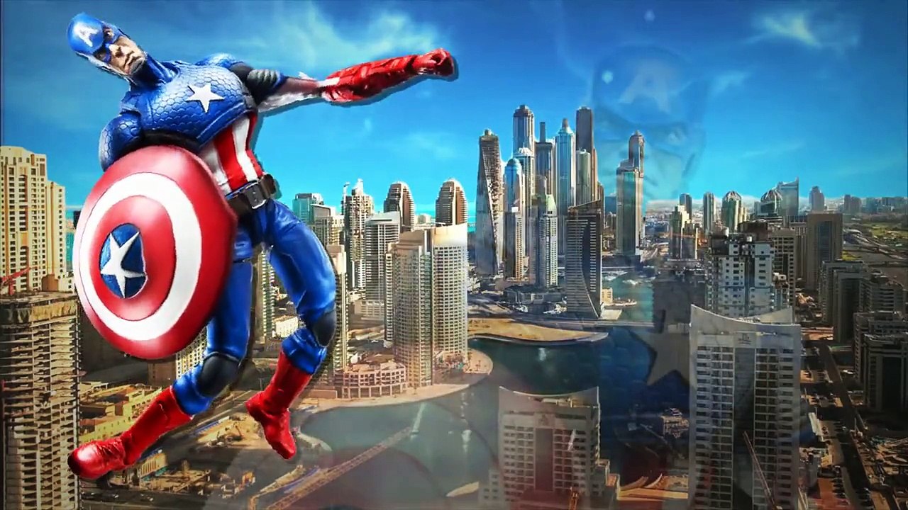 Finger Family Children Nursery Rhymes Captain America Cartoons For Children _ Finger Family Rhymes