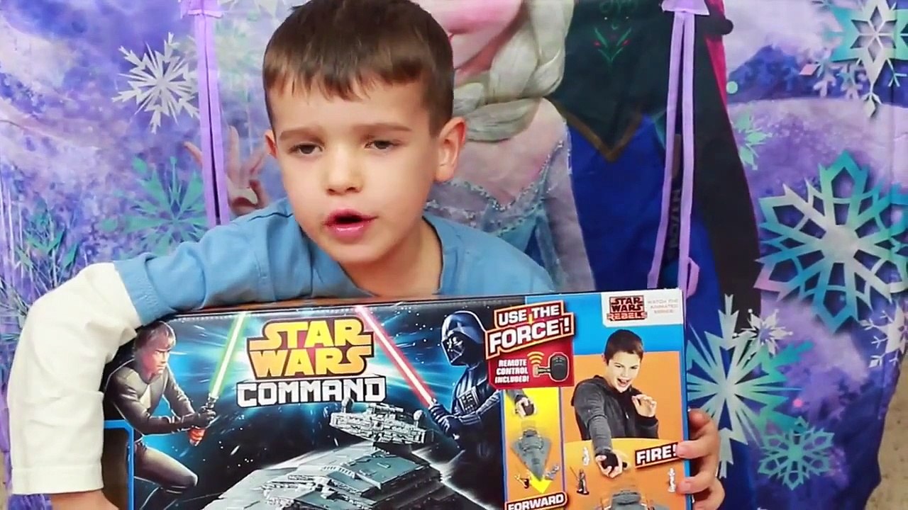 Frozen Toby Toy Review Hasbro Star Wars Command Star Destroyer Giant Plane Darth Vader Luk