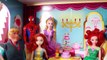Frozen Fever Annas Birthday Party Play Doh Cake Elsa Olaf Kristoff Hans Barbie Parody Toy