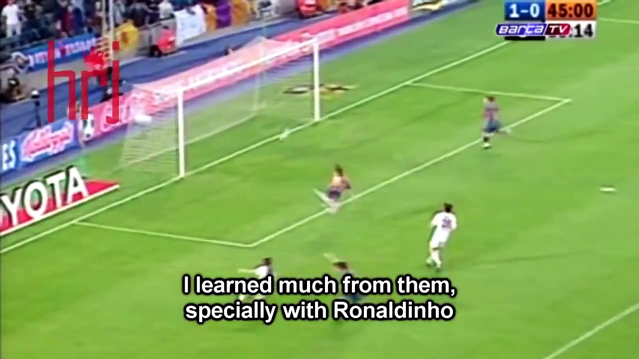 Ronaldinho and Messi Talking About Each Other