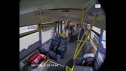 The bus driver fell asleep at the wheel