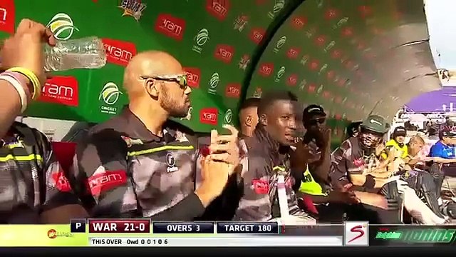 JJ Smuts smashing 30 in just 19 balls for Warriors Ram Slam T20 DP vs WAR