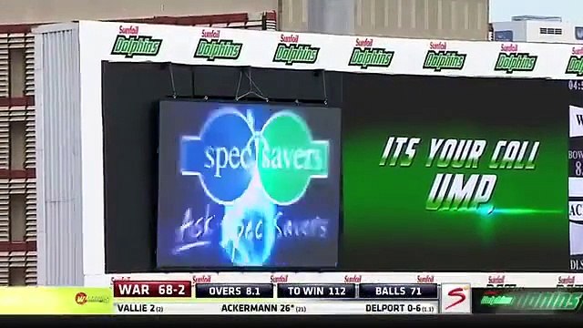 Cameron Delport picked up 3 wickets Ram Slam T20 DP vs WAR