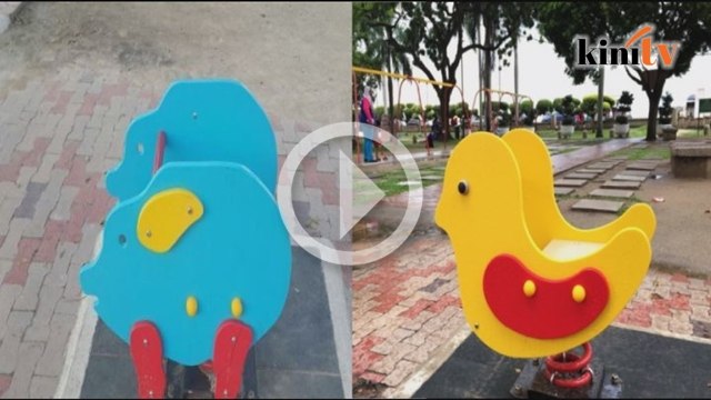 'Babi' biru jadi burung kuning selepas dikecam