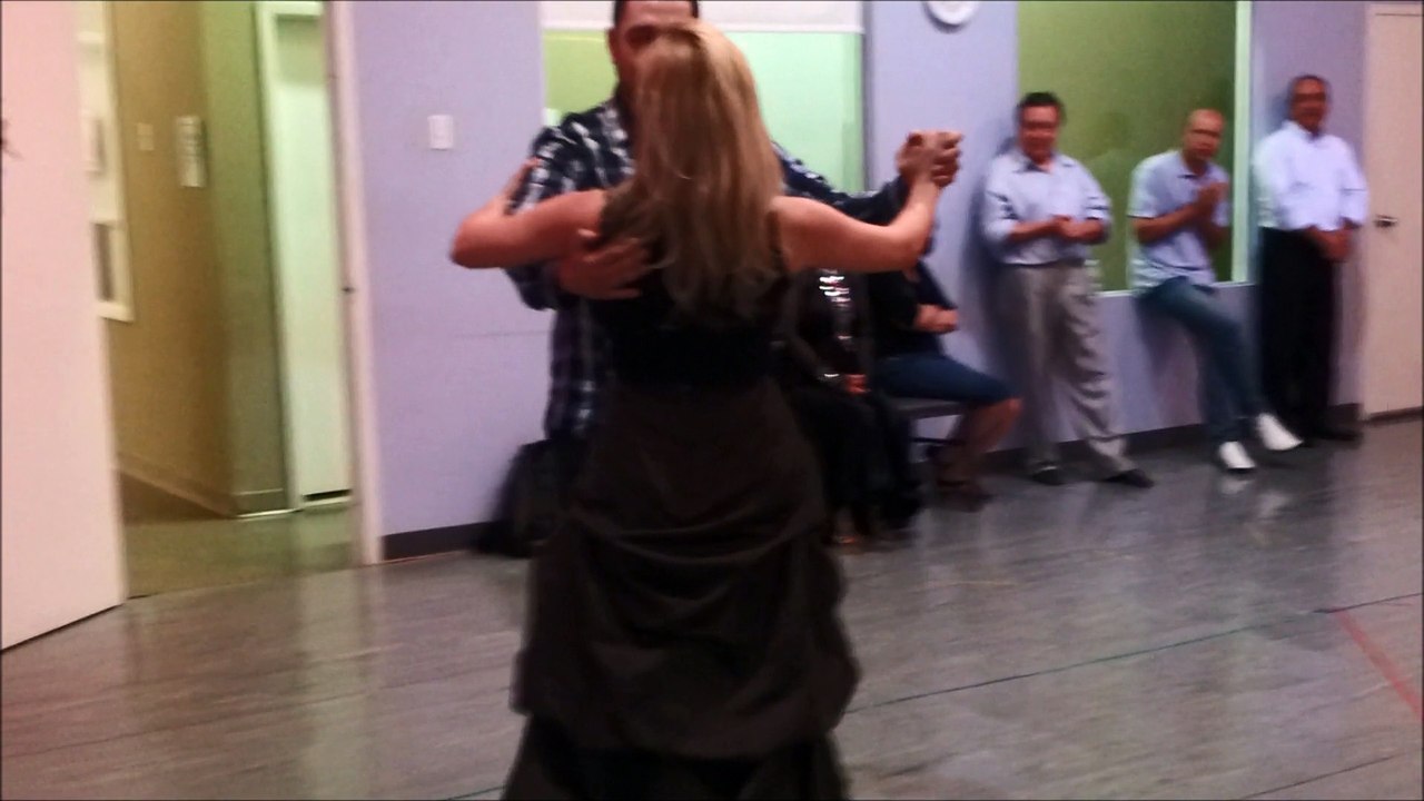 wedding dance practice by Nilton and Tara