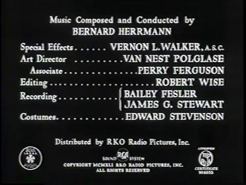 Closing to Citizen Kane 2001 VHS [True HQ]