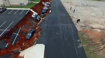 This huge hole in Mississippi swallowed up cars as their owners sat eating in a restaurant