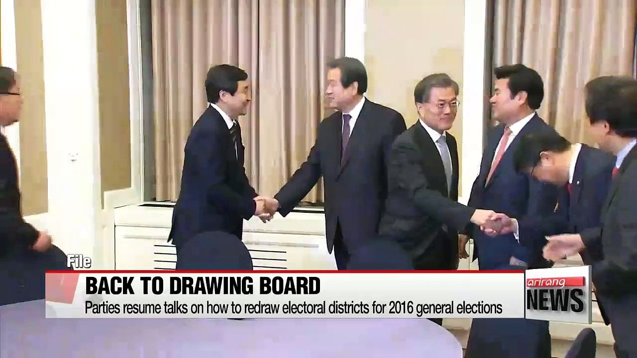 Parties resume talks on how to redraw electoral districts for 2016 general elections