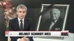 Former German Chancellor Helmut Schmidt dies at age 96