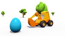 Eğitici çizgi film - Ekskavatör Max - Sürpriz yumurta - Yakıt kamyonu - Türkçe izle