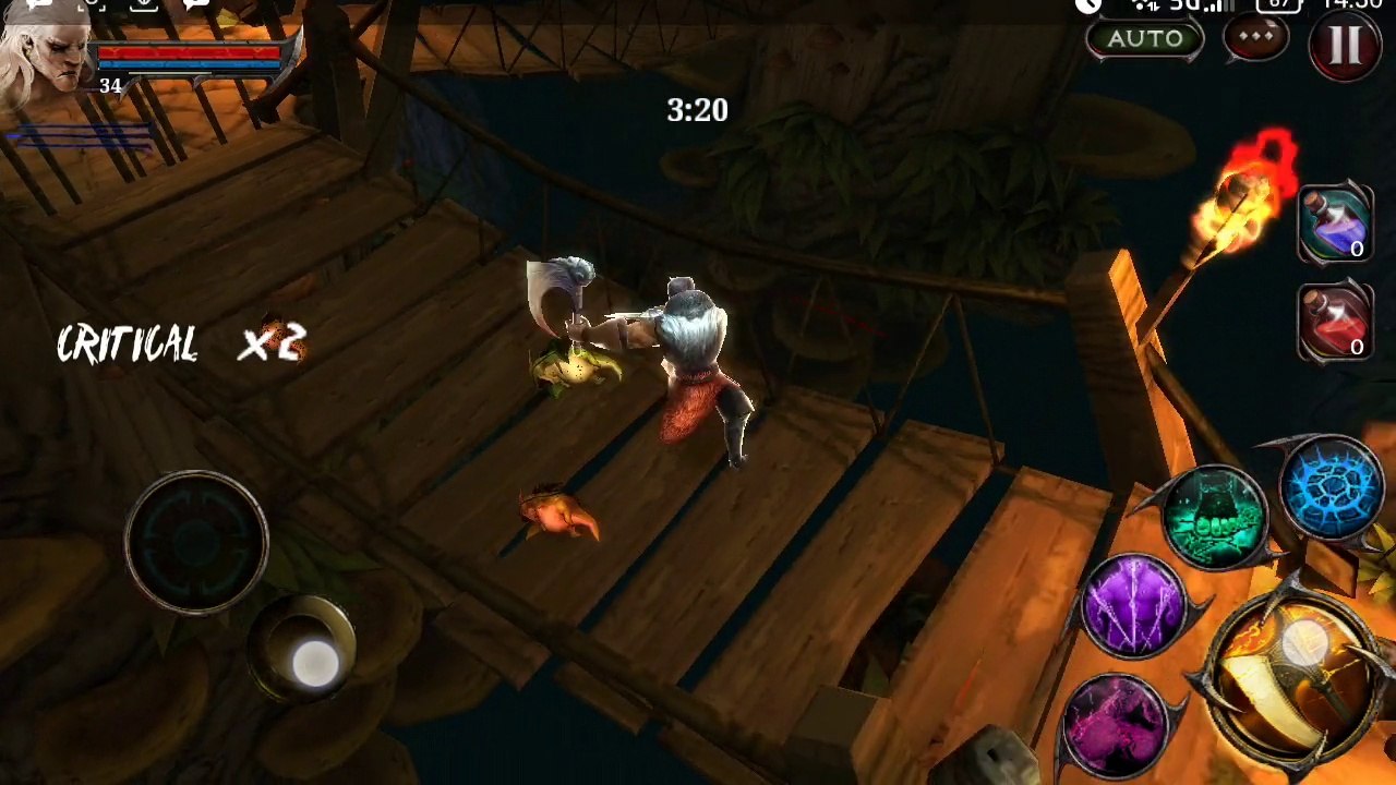 DARKNESS REBORN: Android Gameplay BOSS Archen Forest Stage 8 [HD]