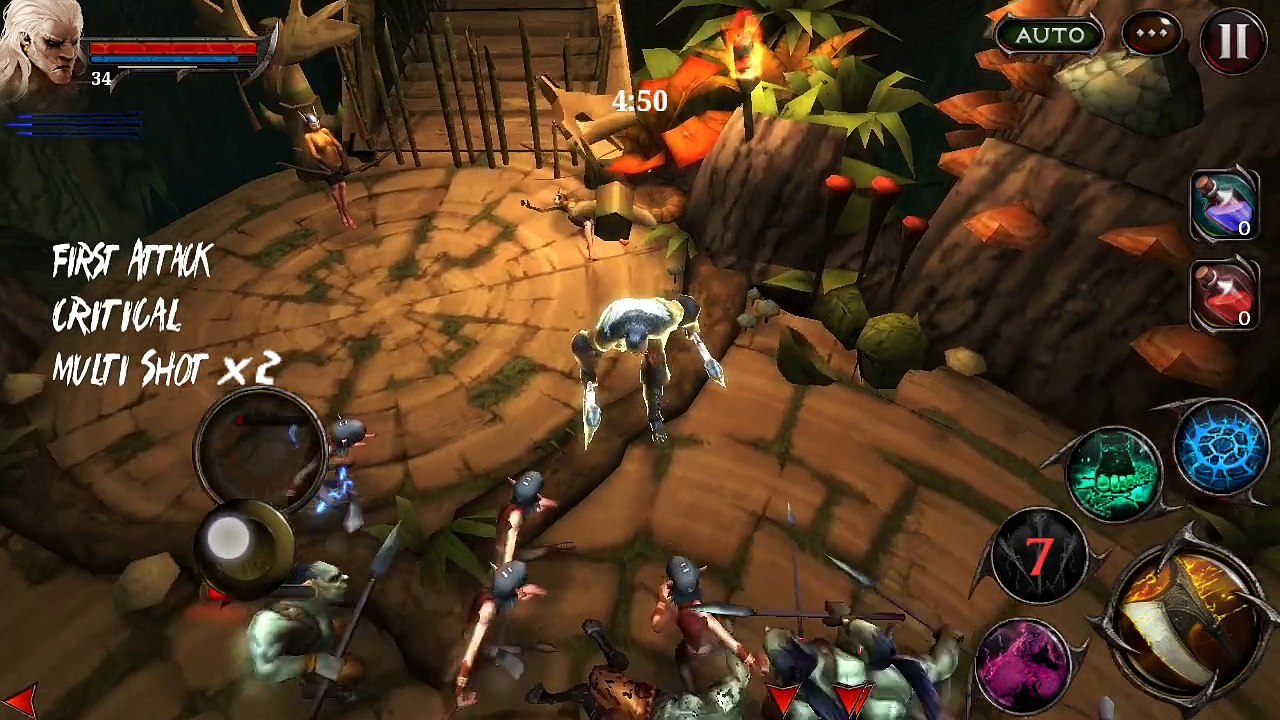 DARKNESS REBORN: Android Gameplay BOSS Archen Forest Stage 15 [HD]