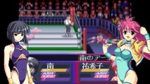 4ta Pelea Torneo LLCA Mighty Yukiko vs Toshimi Minami Girls Wrestling Catfight Anime Game SNES PC