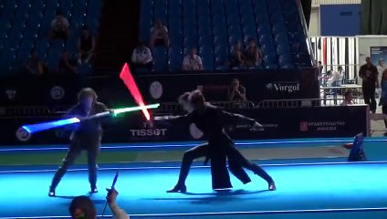 Eskrim Büyükler Dünya Şampiyonası'nda Jedi ve Sith Duellosu