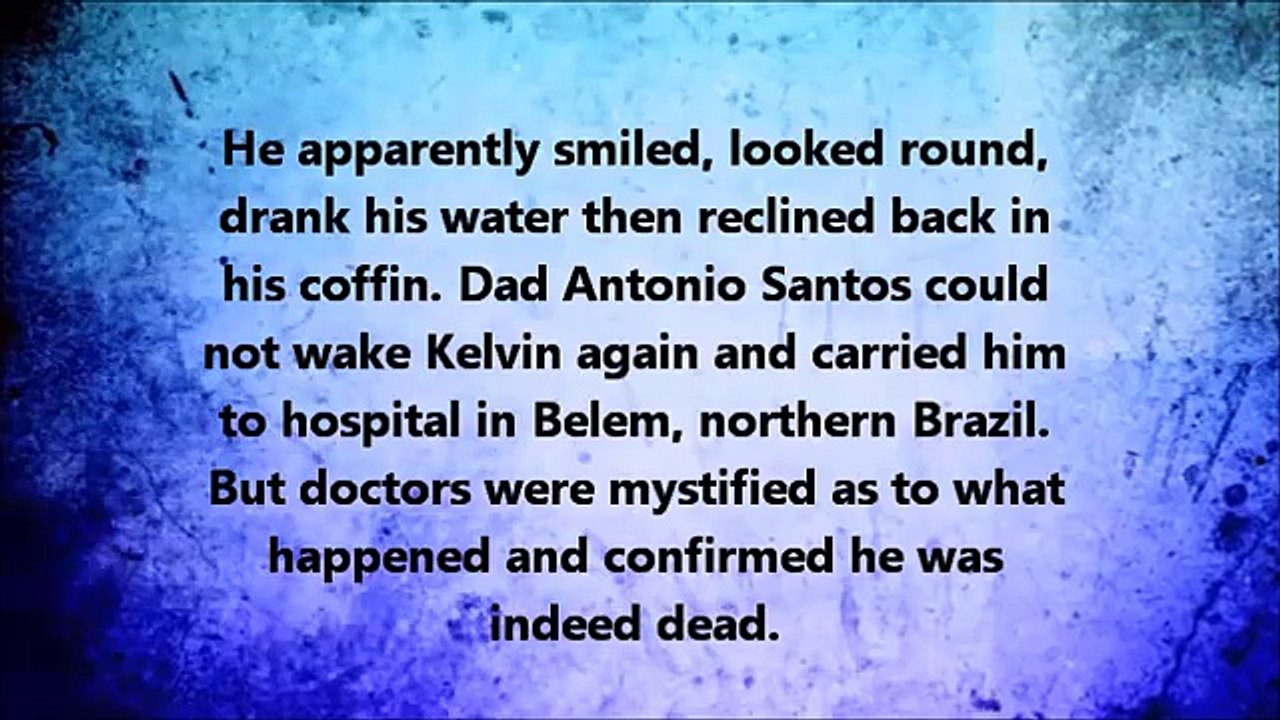 Boy Asks For a Glass Of Water Before His Funeral