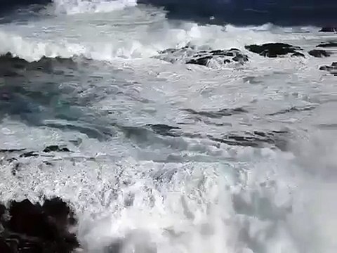 Miracle of Allah in Milky Sea Waves