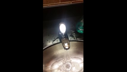 This kitchen sink is obviously haunted