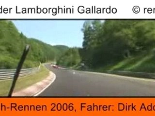 Lamborghini Gallardo au Nürburgring