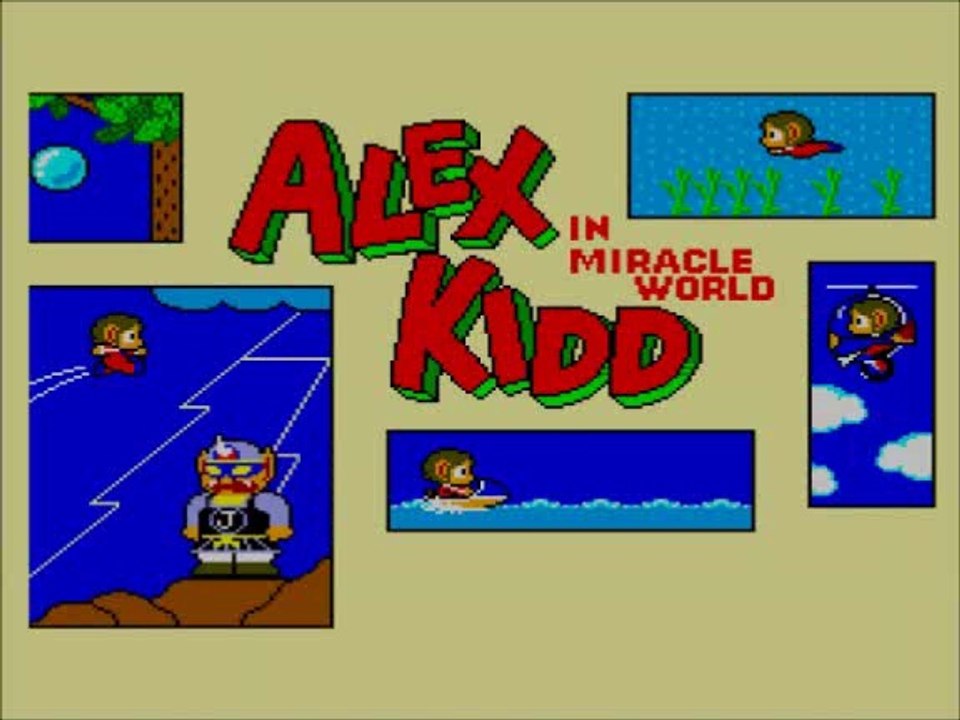 Alex Kidd In Miracle World Sega Master System Test 50