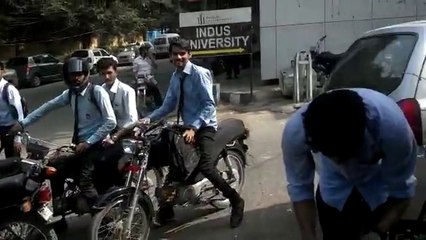 indus College boys doing magic - By Ahsan Ch