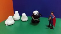 Superman Baa Baa Black Sheep Nursery Rhymes For Babies | Superman Cartoons For Children