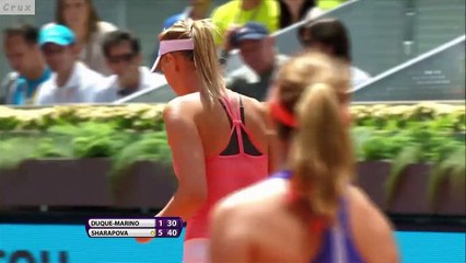 Madrid 2015 2nd round Highlight Maria Sharapova vs Mariana Duque-Mariño
