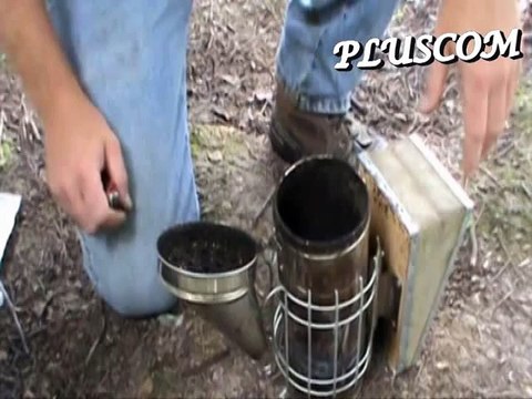 Large Beekeeping Hive Smoker Stainless Steel & Leather Heat Shield Bee Equipment