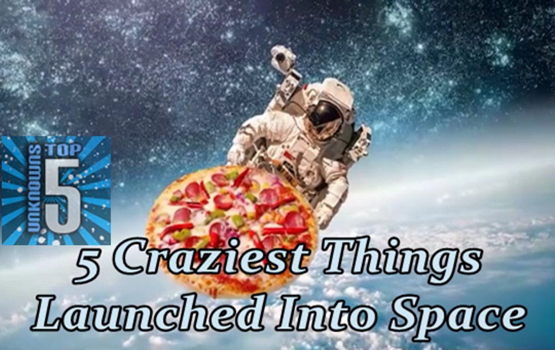 5 Craziest Things Launched Into Space