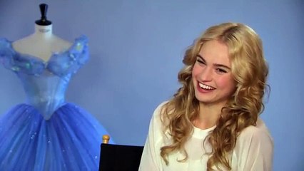 Lily James Interview Cinderella (2015)