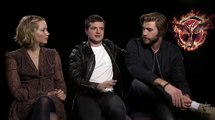 Jennifer Lawrence, Josh Hutcherson & Liam Hemsworth Interview Mockingjay Part 1