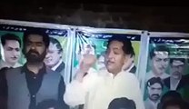 Mian Javed Latif PML N MNA speech against Army for polling day in local body elections Sheikhupura