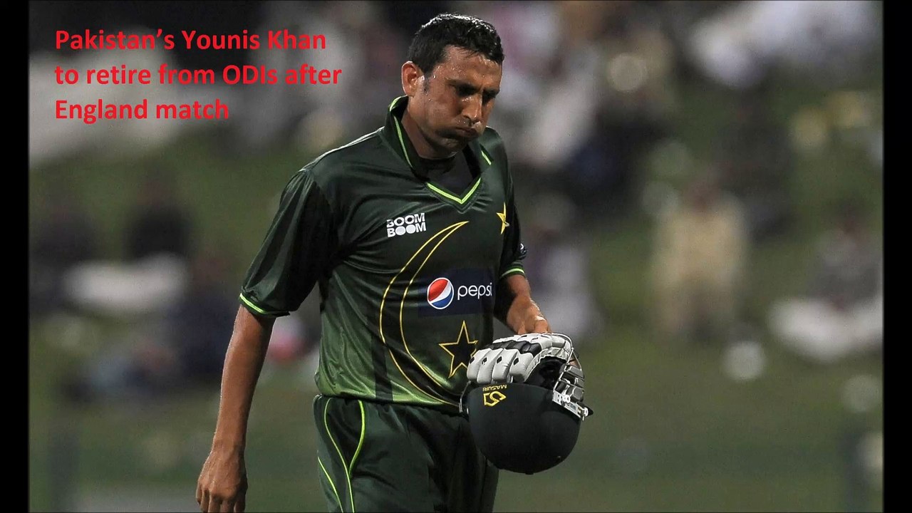 younis khan retires AFTER ODI  11/11/2015 Against ENGLAND 2015