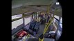 Russian Bus Driver felt asleep while driving causing a crash!